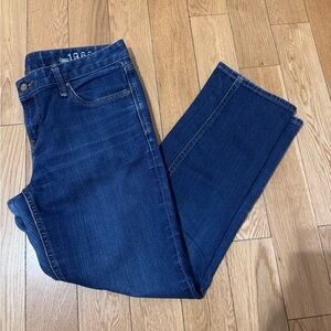 GAP Real Straight Dark Blue Jeans